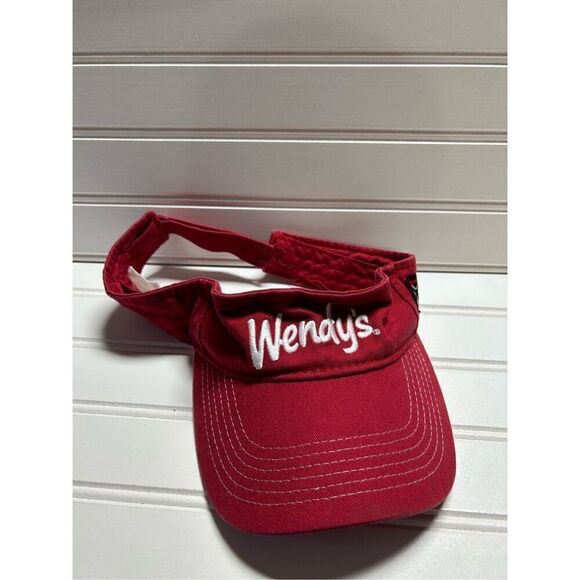 Wendys Dave Thompson Foundation Visor Red Adjustable - Picture 1 of 5